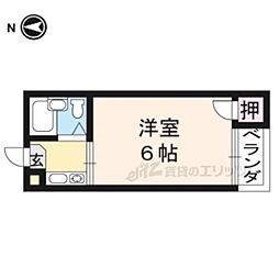 メゾンドエプーゼ 1Kの間取図画像