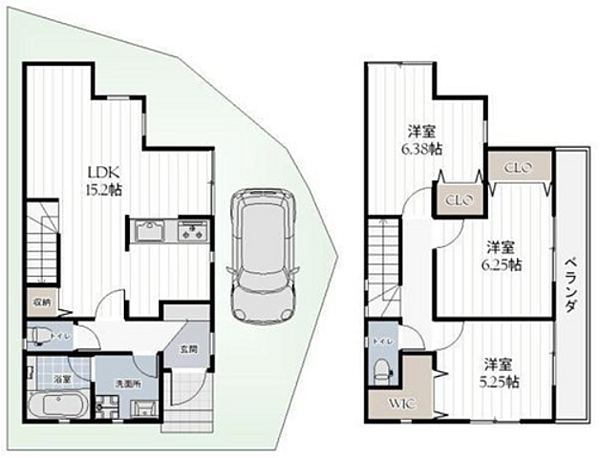 間取り：327001653733