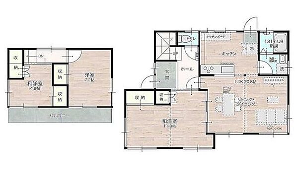 間取り：322000458529