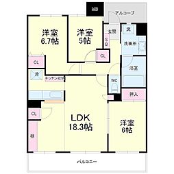 ナイスサンソレイユ浜松入野 4階