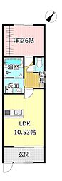 アトレMIZUHO 1LDKの間取図画像