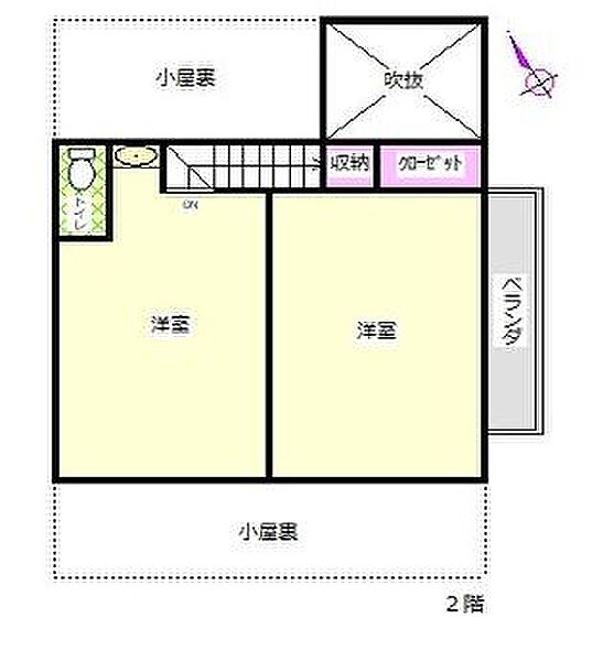 2階間取図面