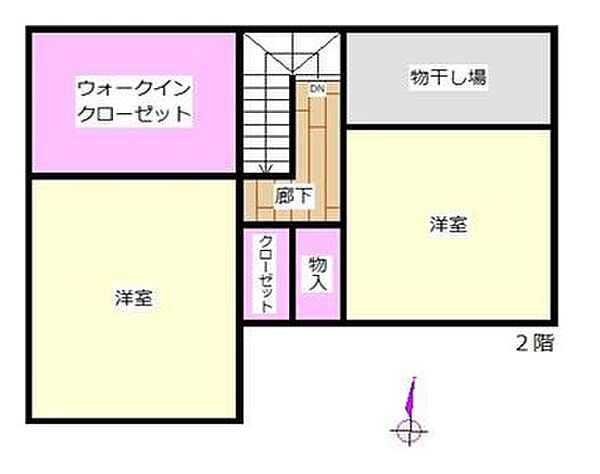 2階間取図面