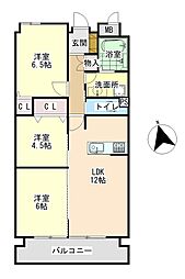 間取図画像 3LDK