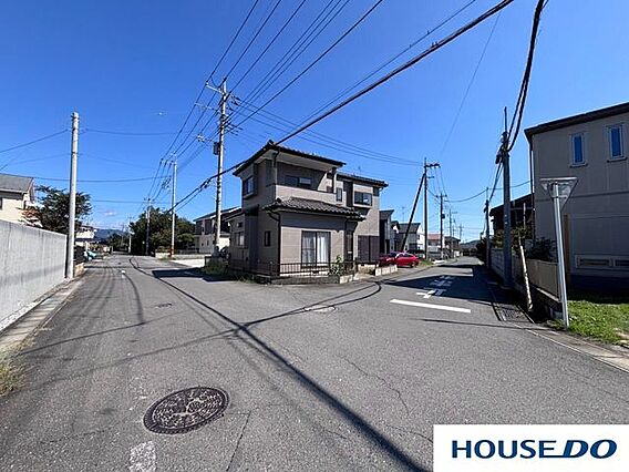 前面道路含む現...