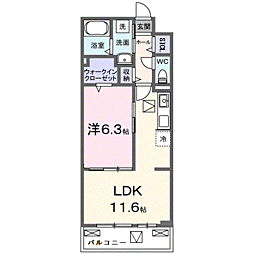 間取図画像 1LDK