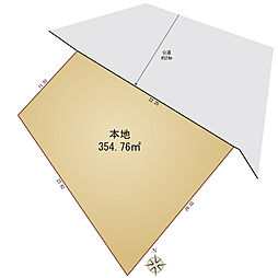 中原2丁目土地の土地画像