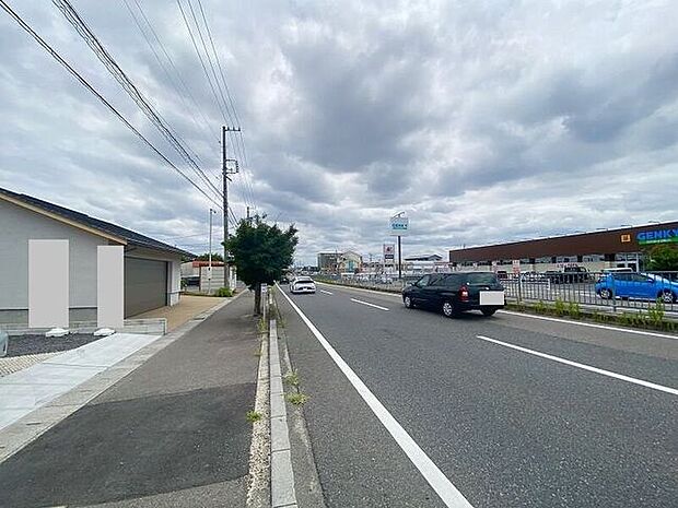 前面道路