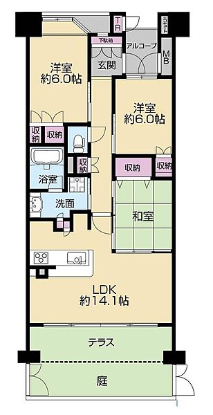 間取り：328000661429