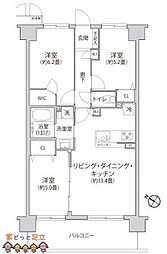 間取図画像 3LDK