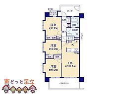 間取図画像 3LDK