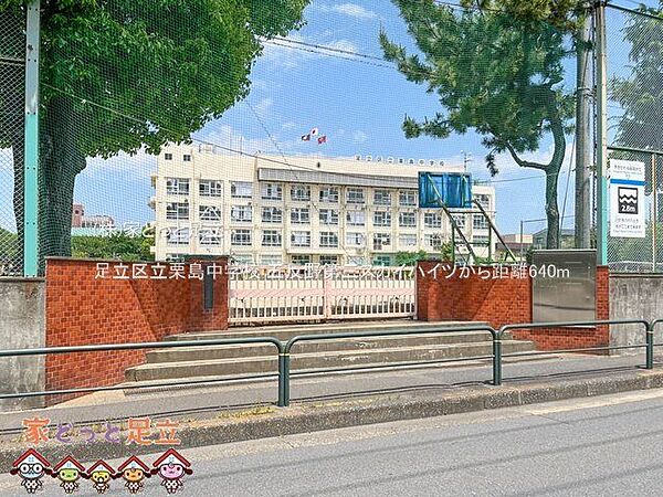 足立区立栗島中学校 撮影日(2023-05-11) 640m