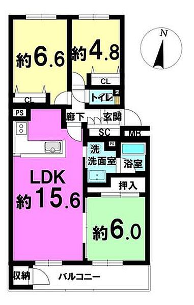 間取り：301000095165