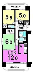 間取図画像 3LDK