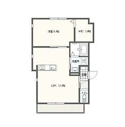 Meieki　Hills 1階1LDKの間取り