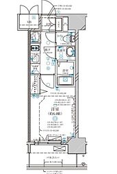 ディアレイシャス上前津 2階1Kの間取り