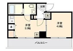 La　Douceur新栄 2階1DKの間取り