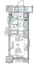 ディアレイシャス名古屋太閤通3 1Kの間取図画像