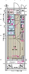 プレサンス東別院駅前2 1Kの間取図画像