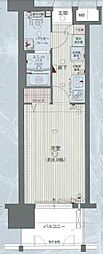 プレサンスmiu新栄 1Kの間取図画像