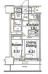 名古屋市中区新栄2丁目マンション 1LDKの間取図画像