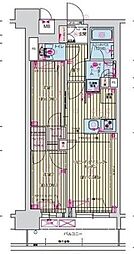 プレサンス名駅南ブリエ 2LDKの間取図画像