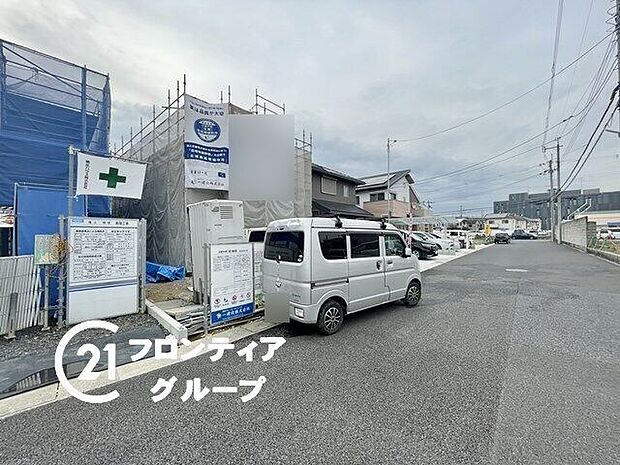 現地写真更新！現地の説明はもちろん、モデルハウスご見学も可能！同社施工物件をご見学していただきますので、実際に使用される設備やお家の雰囲気などをご確認ください