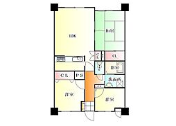 クラッセ七ケ浜 3LDKの間取り