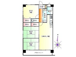 間取図画像 3LDK