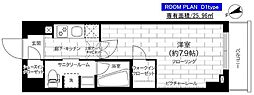 ステージグランデ亀有アジールコート 1Kの間取図画像