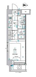 クレアルプレミア大島 1Kの間取図画像