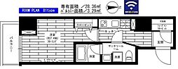 ステージグランデ秋葉原 1Kの間取図画像