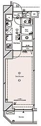 TRADIS日暮里E 1Kの間取図画像