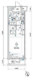 MAXIVCROSUMEJIMA 1Kの間取図画像