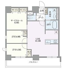 物件の間取り