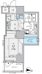 ランドステージ両国 1Kの間取図画像