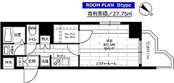ステージファーストお茶の水女子大前 1Kの間取図画像