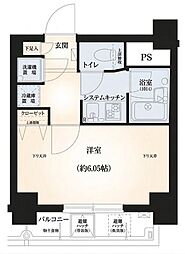 ソアブール小石川NOVA 1Kの間取図画像