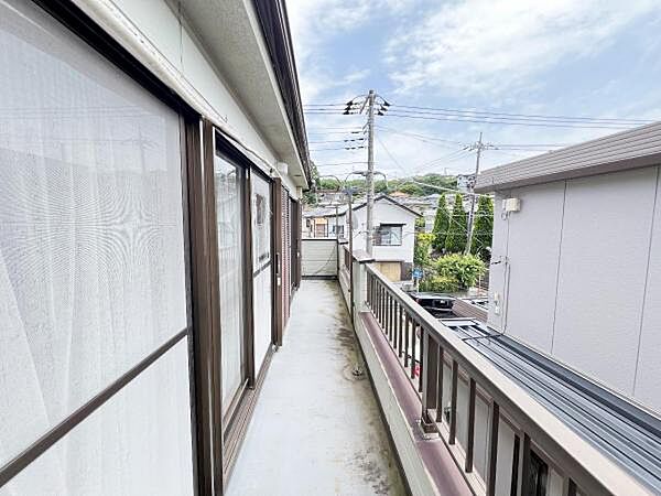 お洗濯ものを気持ち良く太陽の光で干せるのが嬉しいですね。