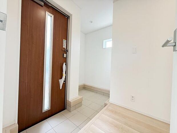 いつも気持ちよくご家族を迎えられる玄関です。