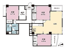 間取図画像 3SLDK