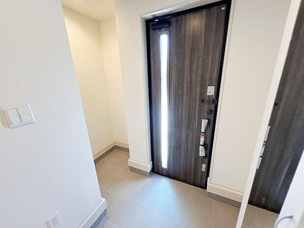 いつも気持ちよくご家族を迎えられる玄関です。