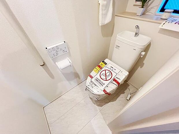 ほっと安らげるトイレ空間です。