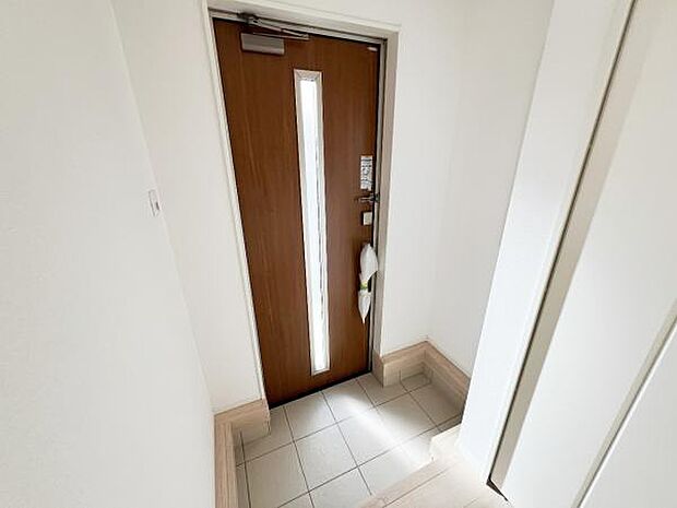 いつも気持ちよくご家族を迎えられる玄関です。