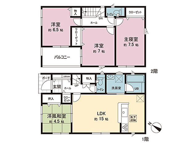 間取図です。図面と異なる場合は現況を優先させていただきます。