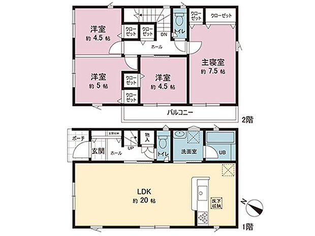 間取図です。図面と異なる場合は現況を優先させていただきます。