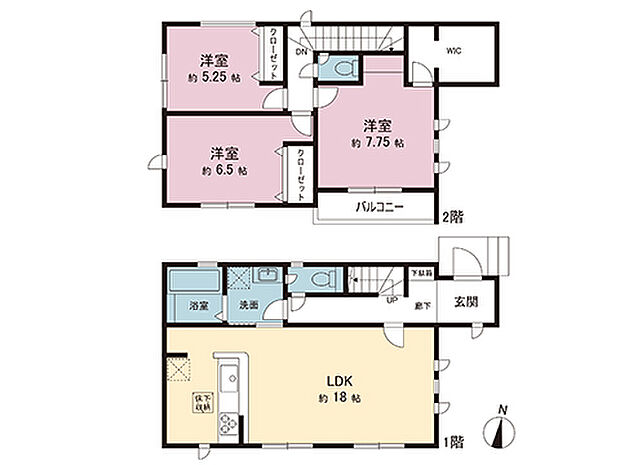 間取図です。図面と異なる場合は現況を優先させていただきます。