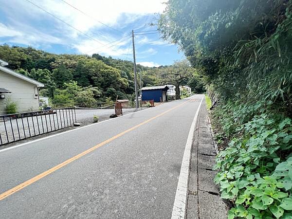 前面道路です。