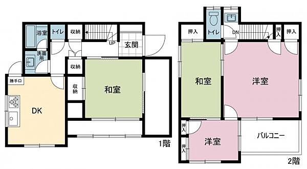 間取図です。図面と異なる場合は現況を優先させていただきます。
