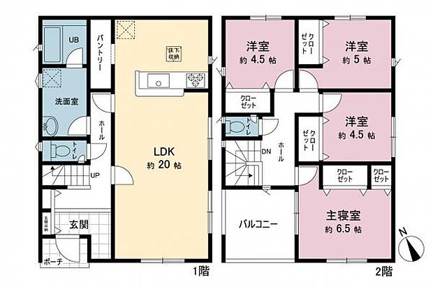 間取図です。図面と異なる場合は現況を優先させていただきます。